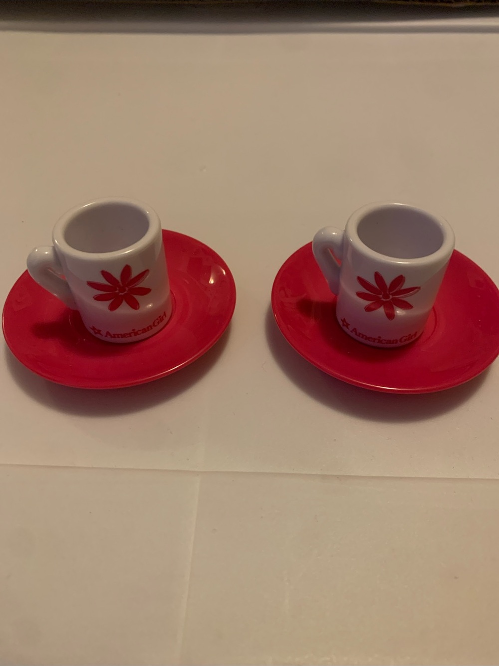 American Girl Place Café Mug and Plates Set of 2